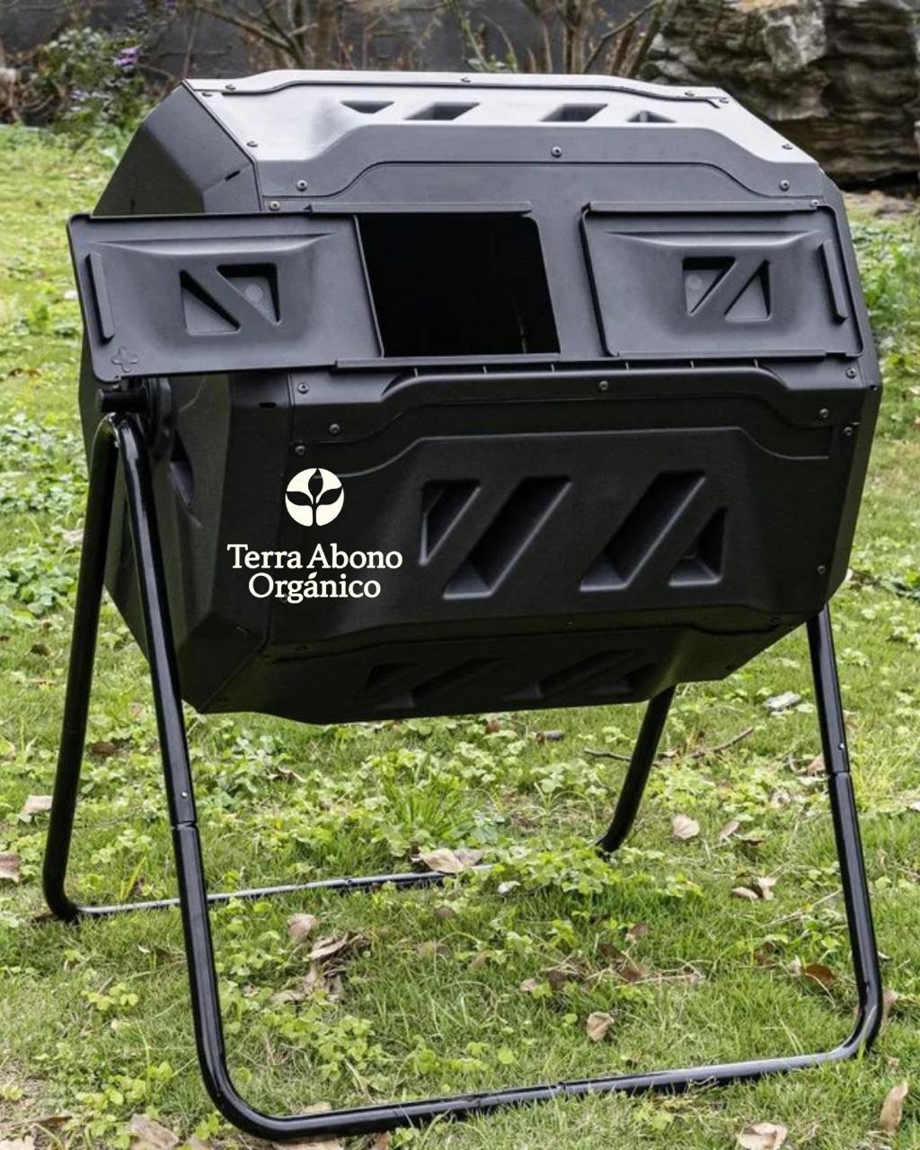 Compostera giratoria de plástico reciclado modelo KS-100 - Imagen 3